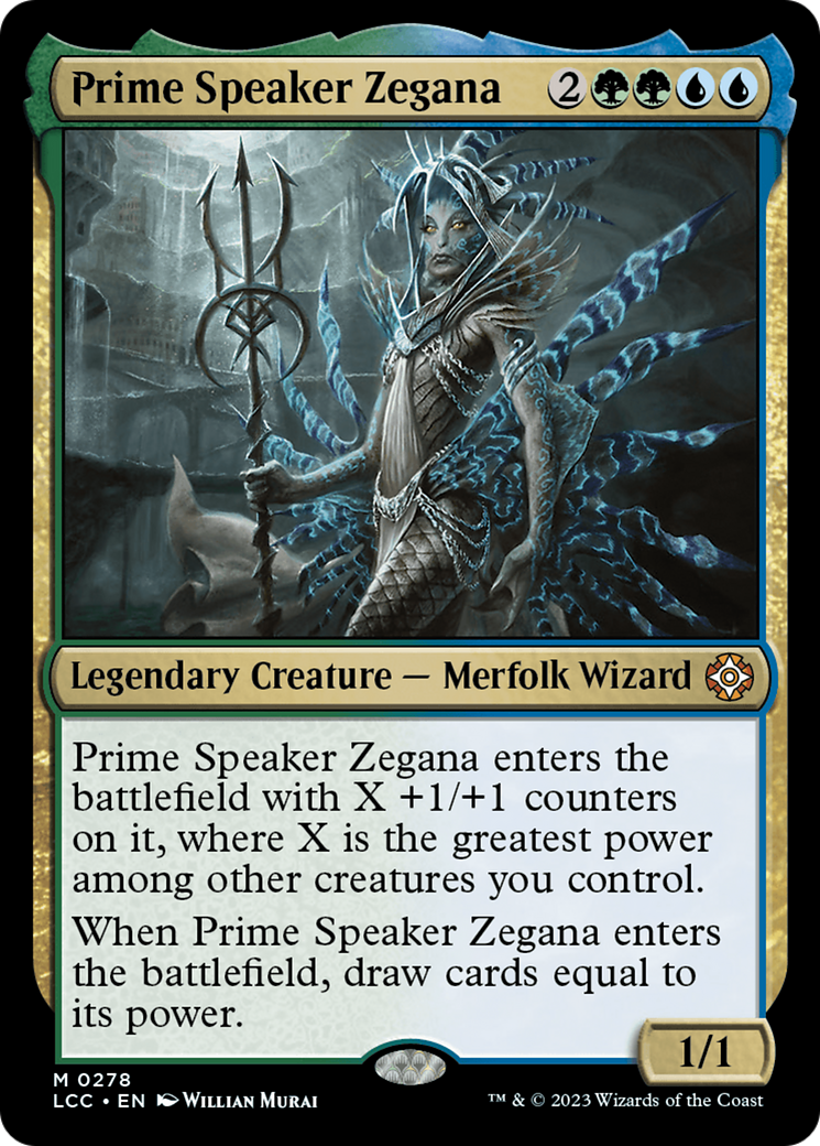 Prime Speaker Zegana [The Lost Caverns of Ixalan Commander]-1