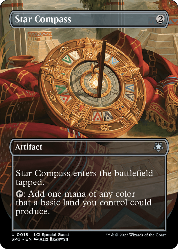Star Compass (Borderless) [The Lost Caverns of Ixalan Special Guests]-1