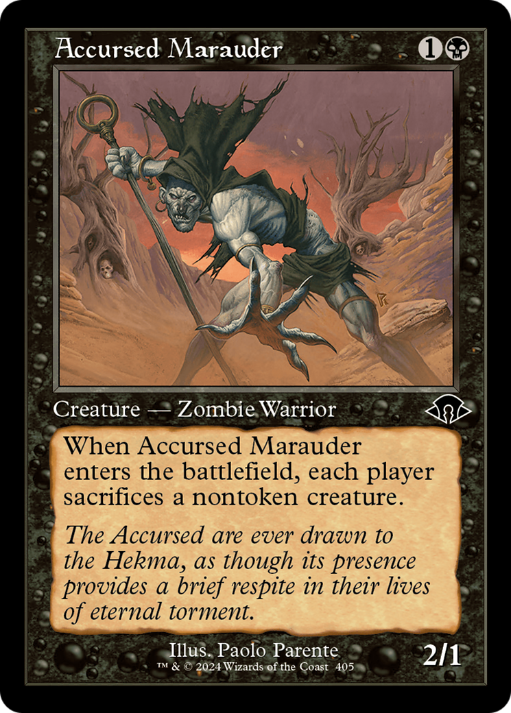 Accursed Marauder (Retro Frame) [Modern Horizons 3]-1