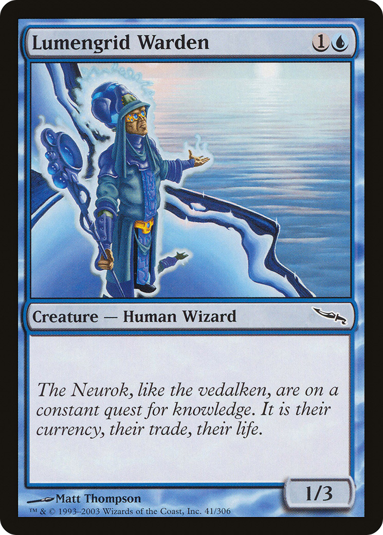 Lumengrid Warden [Mirrodin]-1