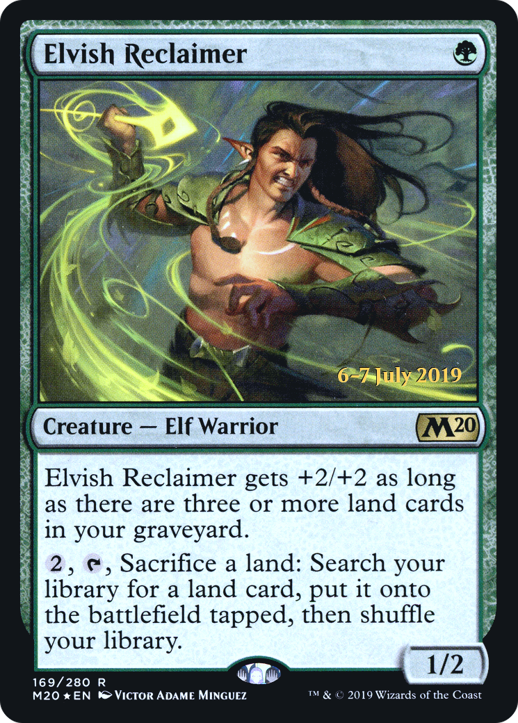 Elvish Reclaimer [Core Set 2020 Prerelease Promos]-1