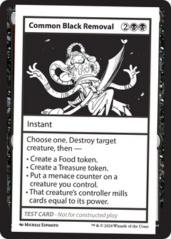 Common Black Removal [Mystery Booster 2 Playtest Cards]-1