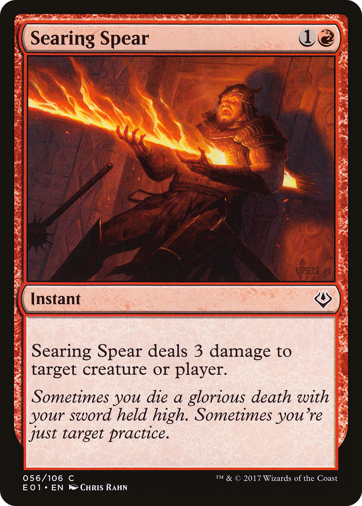 Searing Spear [Archenemy: Nicol Bolas]-1