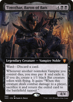 Timothar, Baron of Bats (Extended Art) (VOC-042) - Crimson Vow Commander: (Extended Art)-1