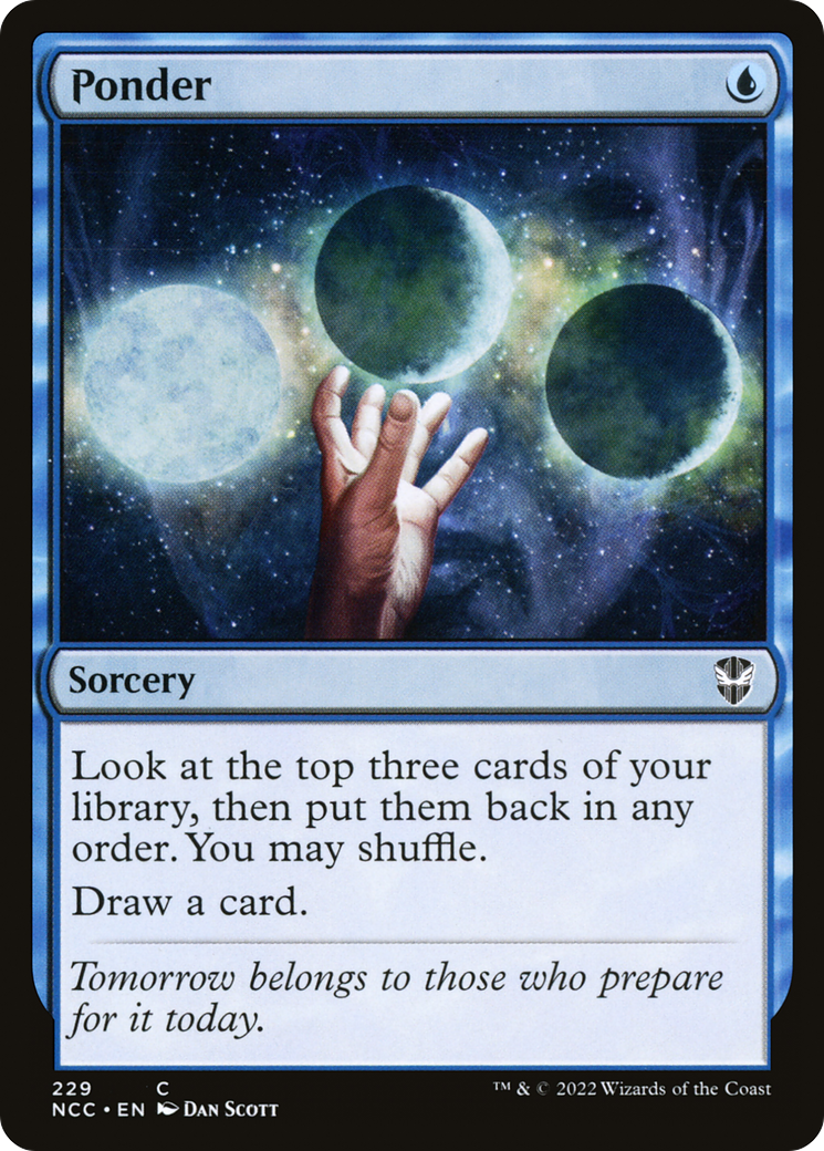 Ponder [Streets of New Capenna Commander]-1