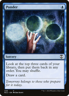 Ponder [Streets of New Capenna Commander]-1
