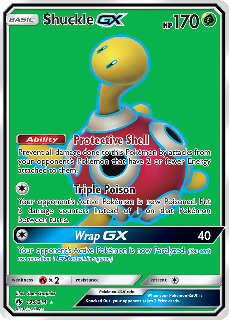 Shuckle GX (195/214) [Sun & Moon: Lost Thunder]-1