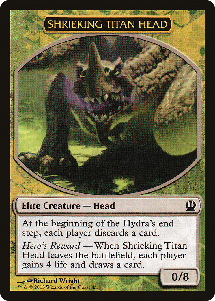 Shrieking Titan Head [Theros Face the Hydra]-1