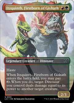 Itzquinth, Firstborn of Gishath (Borderless) [The Lost Caverns of Ixalan]-1
