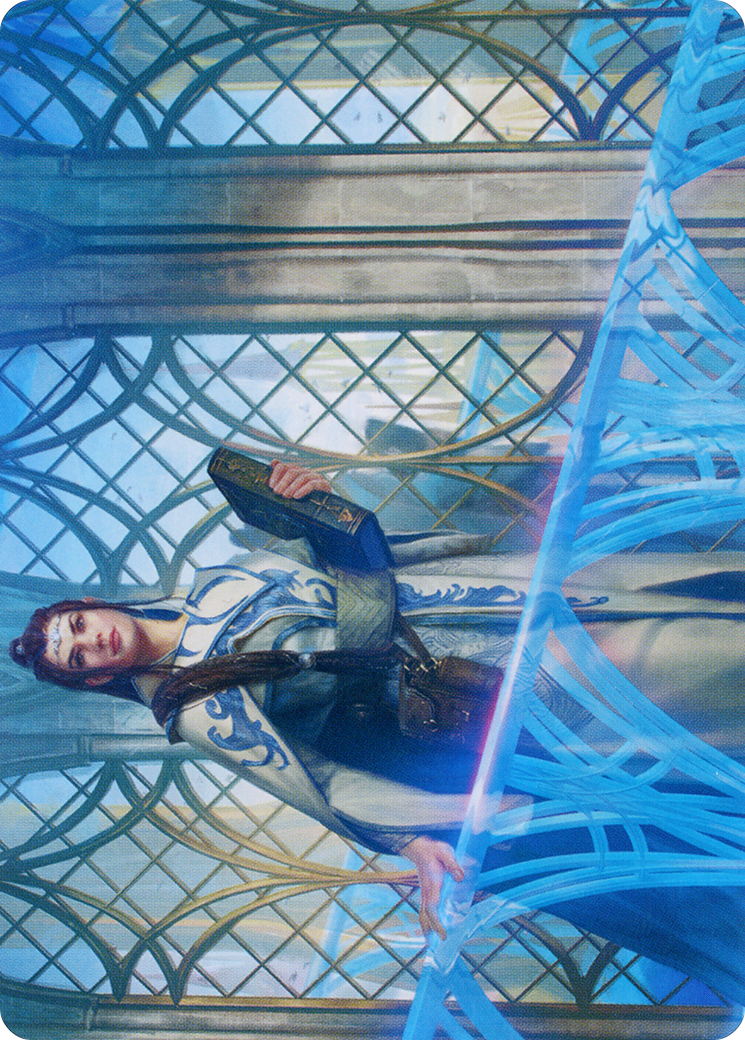 Hurkyl, Master Wizard // Hurkyl, Master Wizard (ABRO-010) - The Brothers' War Art Series (Borderless) Foil-3