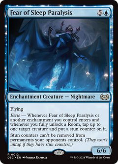 Fear of Sleep Paralysis [Duskmourn: House of Horror Commander]-1