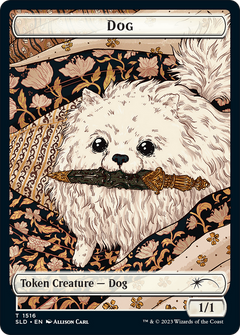 Dog // Cat Double-Sided Token [Secret Lair Commander Deck: Raining Cats and Dogs Tokens]-1