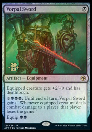 Vorpal Sword [Dungeons & Dragons: Adventures in the Forgotten Realms Prerelease Promos]-1