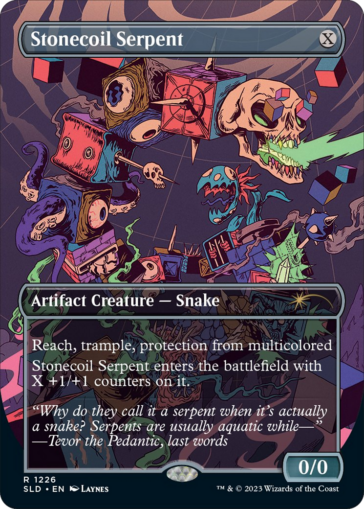 Stonecoil Serpent (Borderless) [Secret Lair Drop Series]-1