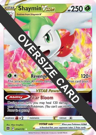 Shaymin VSTAR (014/172) (Jumbo Card) [Sword & Shield: Brilliant Stars]-1