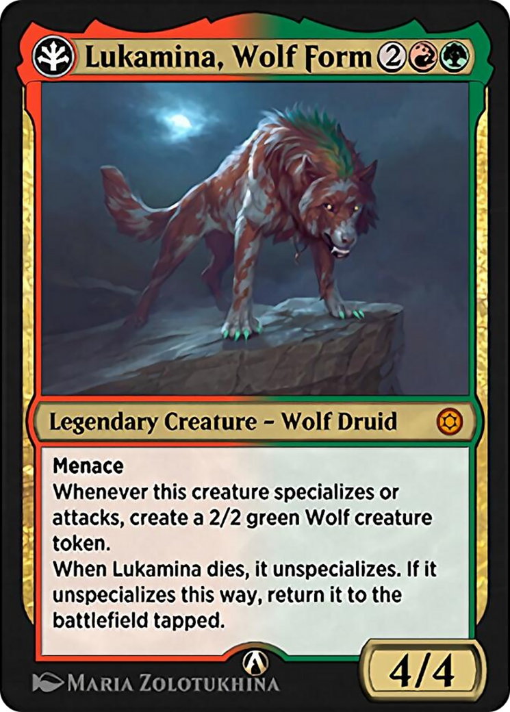Lukamina, Wolf Form (HBG-17R) - Alchemy Horizons: Baldur's Gate-1