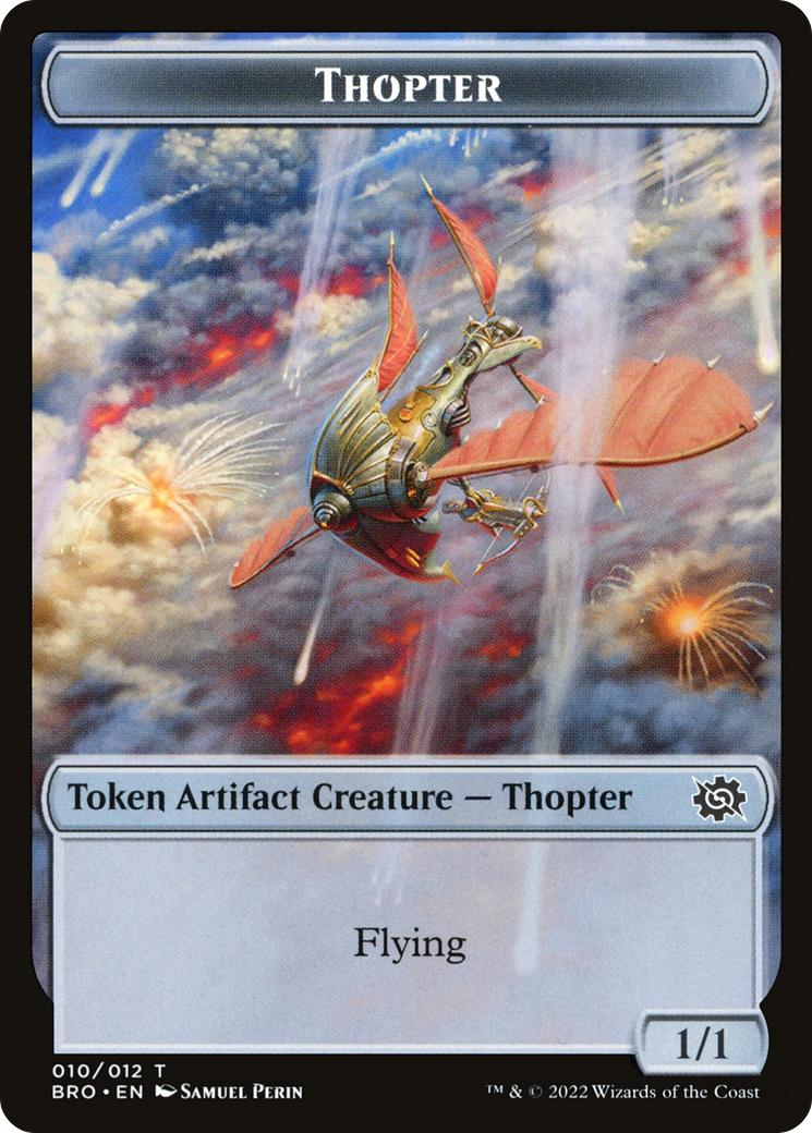 Thopter (TBRO-010) - The Brothers' War Tokens Foil-1