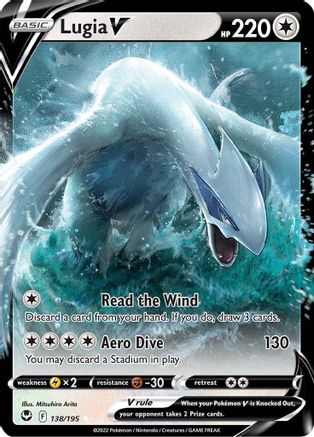 Lugia V (138/195) [Sword & Shield: Silver Tempest]-1