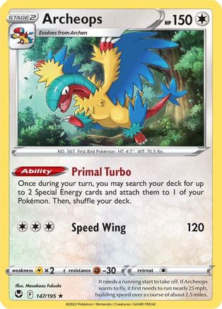 Archeops (147/195) [Sword & Shield: Silver Tempest]-1