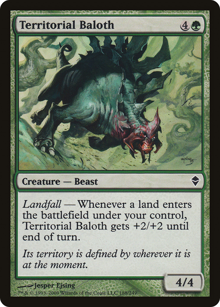 Territorial Baloth [Zendikar]-1