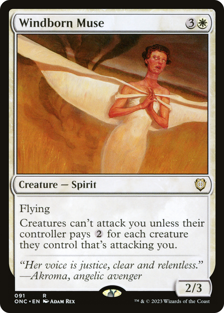 Windborn Muse [Phyrexia: All Will Be One Commander]-1