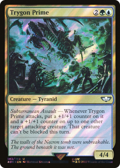 Trygon Prime (Surge Foil) (40K-143) - Warhammer 40,000 Commander Foil-1
