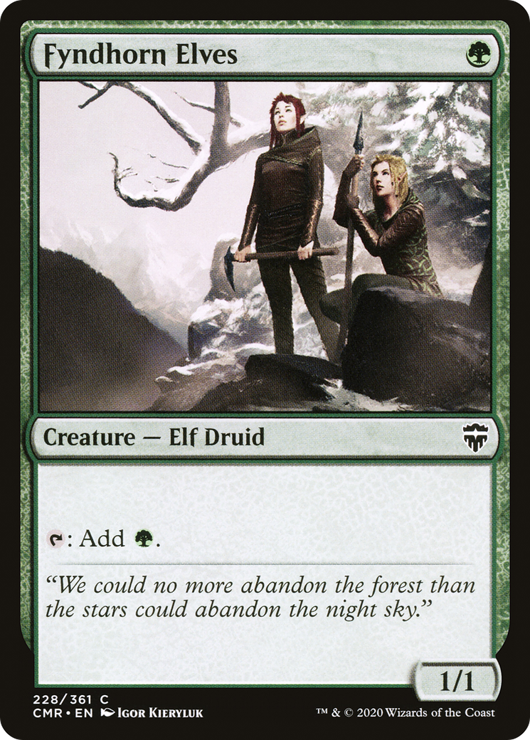Fyndhorn Elves [Commander Legends]-1