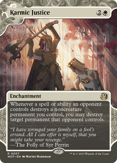 Karmic Justice [Wilds of Eldraine: Enchanting Tales]-1
