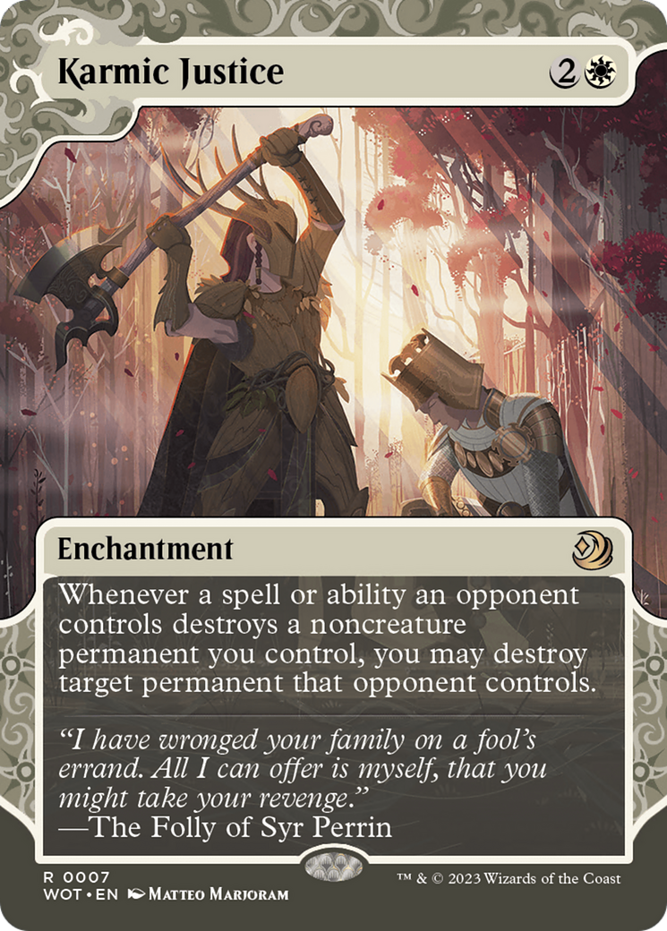Karmic Justice [Wilds of Eldraine: Enchanting Tales]-1