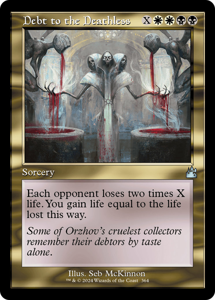 Debt to the Deathless (Retro Frame) [Ravnica Remastered]-1