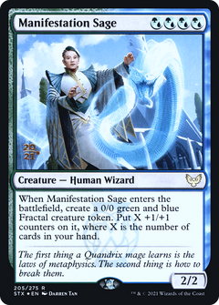 Manifestation Sage [Strixhaven: School of Mages Prerelease Promos]-1