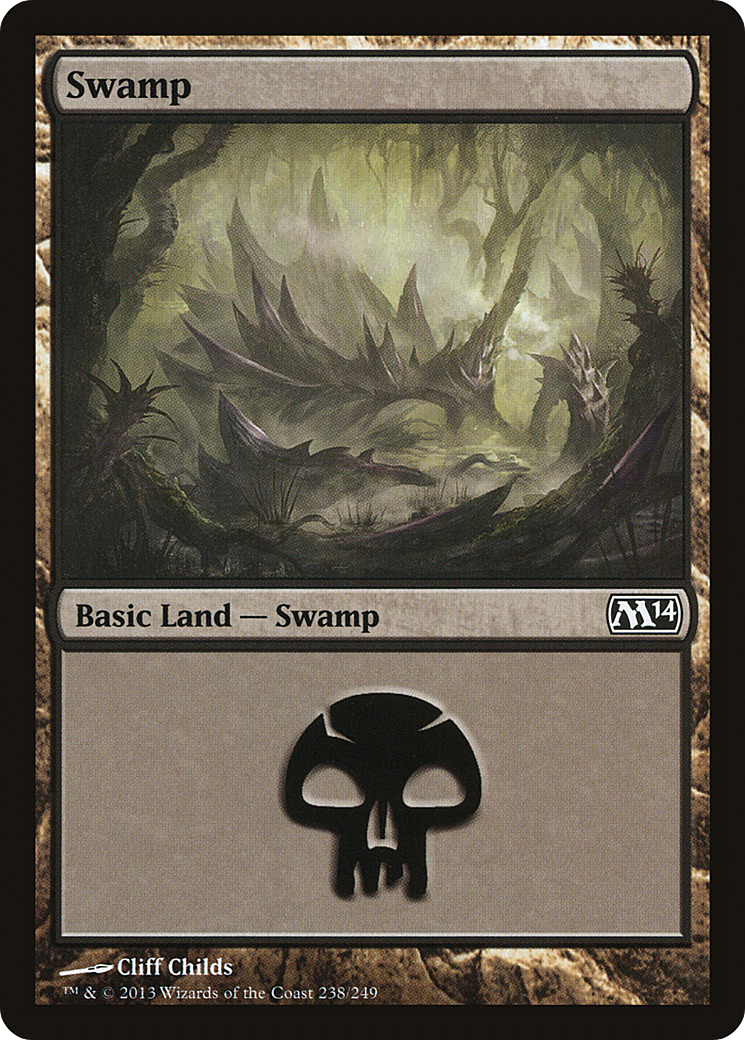 Swamp (238) [Magic 2014]-1