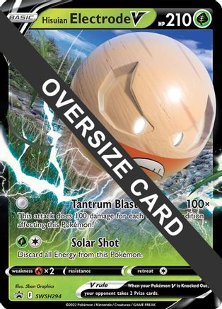 Hisuian Electrode V (SWSH294) (Jumbo Card) [Sword & Shield: Black Star Promos]-1