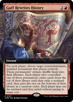 Guff Rewrites History (Extended Art) [Commander Masters]-1