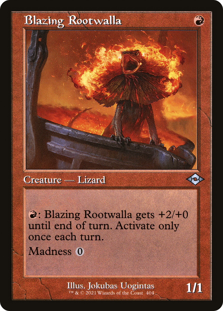 Blazing Rootwalla (Retro) [Modern Horizons 2]-1
