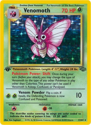 Venomoth (13/64) [Jungle Unlimited]-1