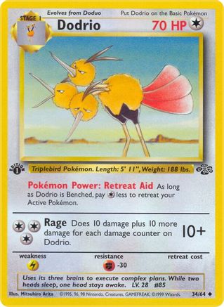 Dodrio (34/64) [Jungle Unlimited]-1