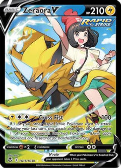 Zeraora V (TG16/TG30) [Sword & Shield: Silver Tempest]-1