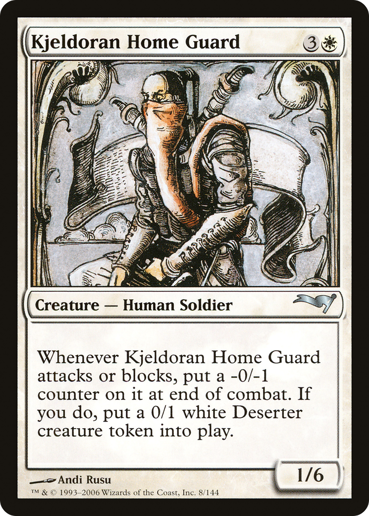 Kjeldoran Home Guard [Coldsnap Theme Decks]-1
