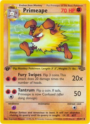 Primeape (43/64) [Jungle Unlimited]-1
