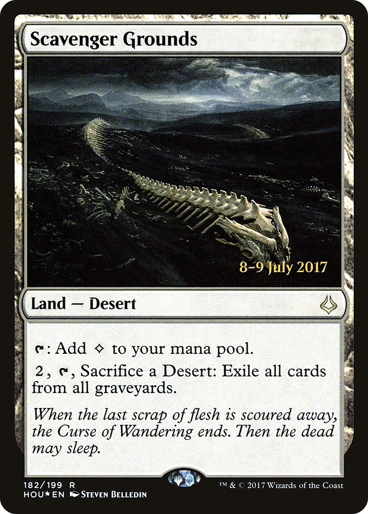 Scavenger Grounds [Hour of Devastation Prerelease Promos]-1