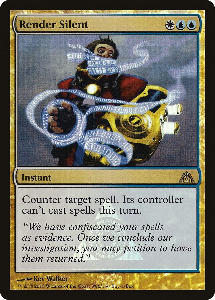 Render Silent (Buy-A-Box) [Dragon's Maze Promos]-1
