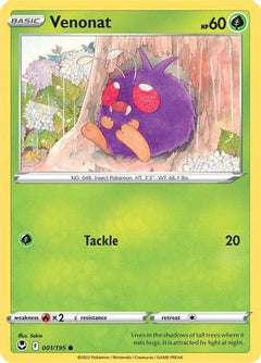 Venonat (001/195) [Sword & Shield: Silver Tempest]-1