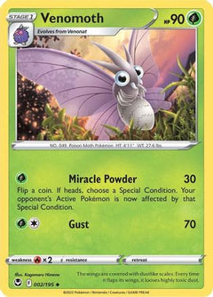 Venomoth (002/195) [Sword & Shield: Silver Tempest]-1