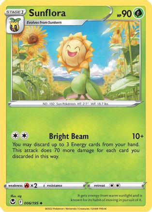 Sunflora (006/195) [Sword & Shield: Silver Tempest]-1
