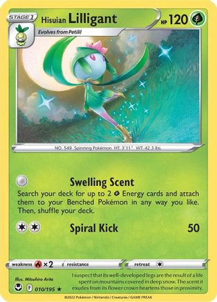 Hisuian Lilligant (010/195) [Sword & Shield: Silver Tempest]-1