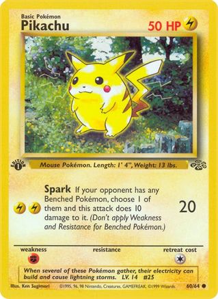 Pikachu (60/64) [Jungle Unlimited]-1