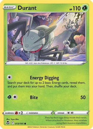 Durant (013/195) [Sword & Shield: Silver Tempest]-3