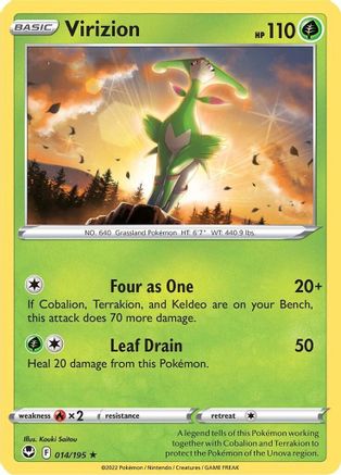 Virizion (014/195) [Sword & Shield: Silver Tempest]-1