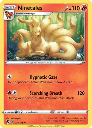 Ninetales (018/195) [Sword & Shield: Silver Tempest]-1